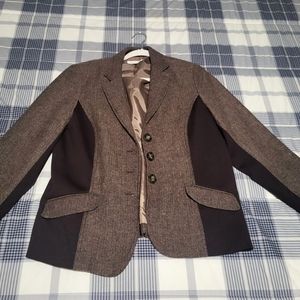 Coldwater Creek Brown Tweed Blazer
